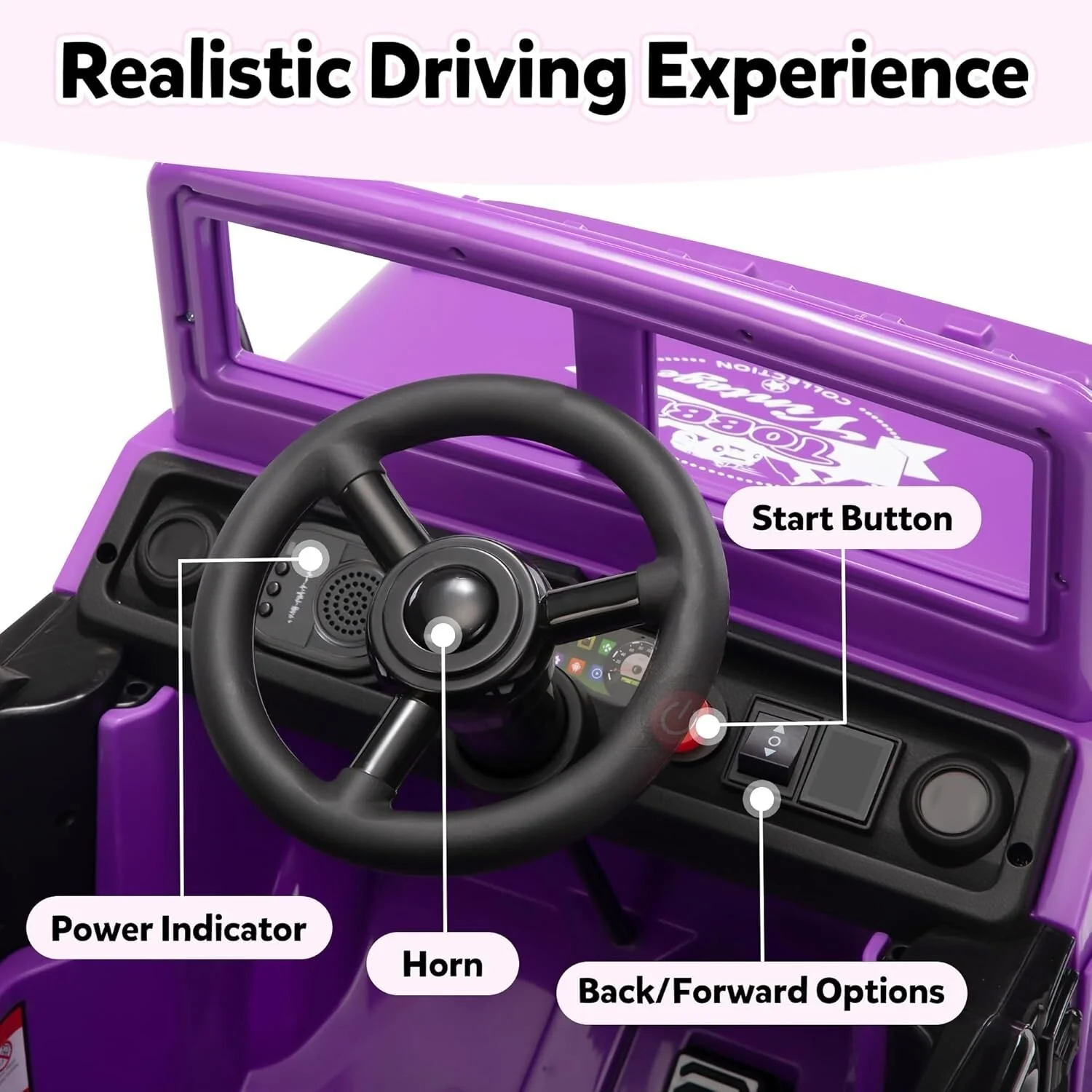 12V Electric Kids Ride-On Jeep Car with Battery Power, Remote Control, and LED Lights - Image 16
