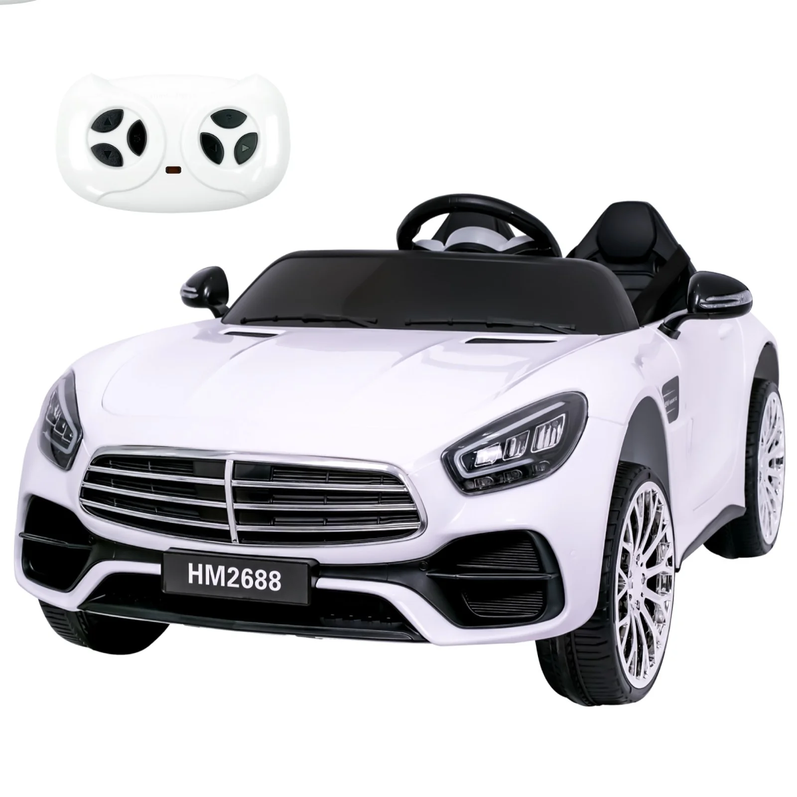 12V Electric 2-Seater Kids Ride-On Car with Parental Remote Control and Powered Wheels - Image 12