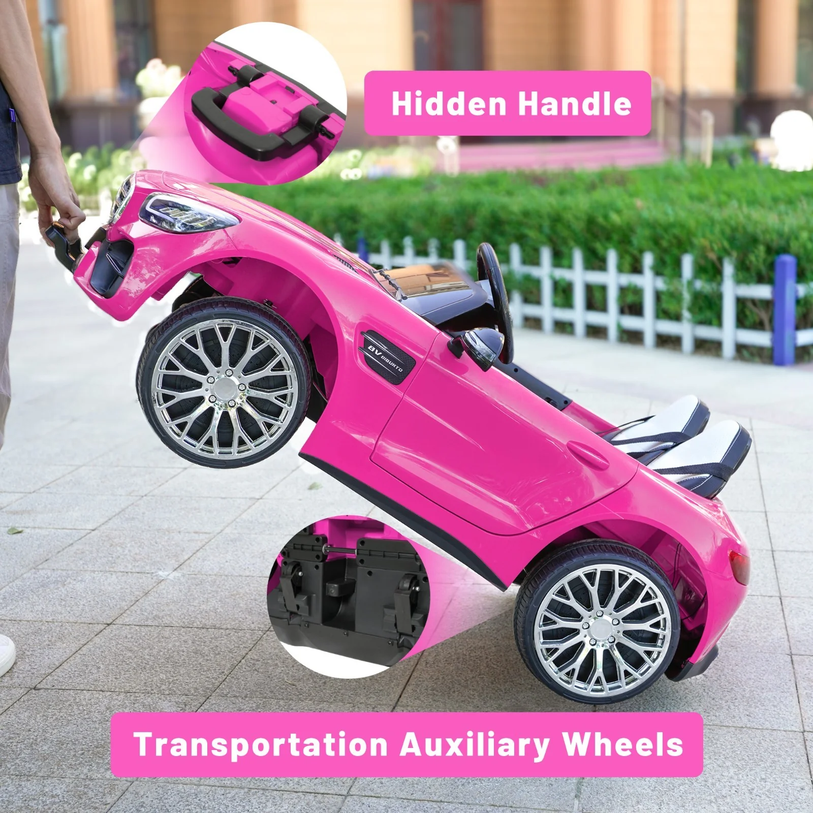 12V Electric 2-Seater Kids Ride-On Car with Parental Remote Control and Powered Wheels - Image 6