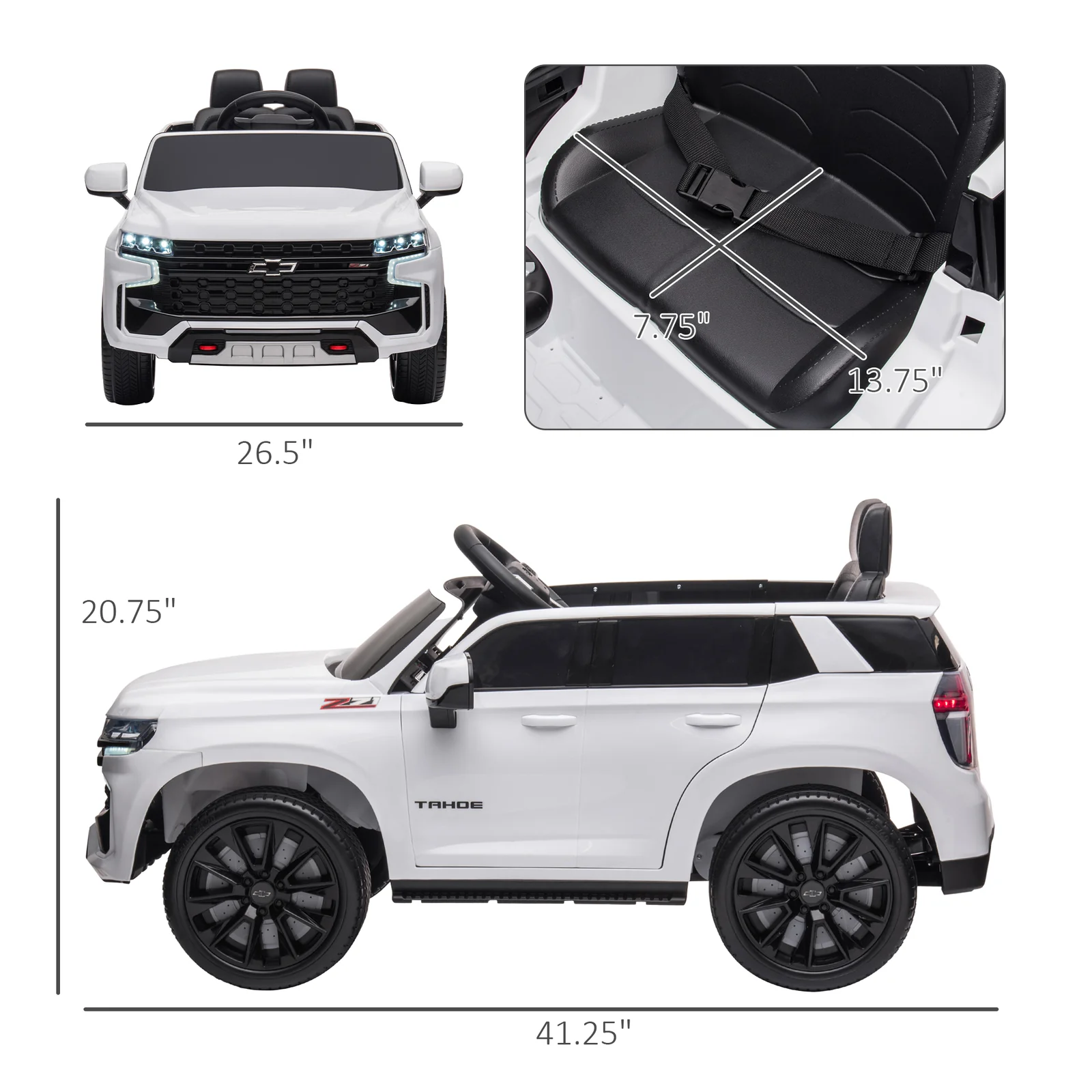12V Battery-Powered Kids Electric Ride-On Car with Remote Control - Image 3