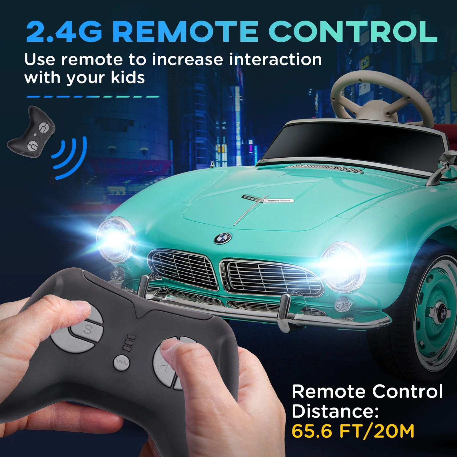 12V Battery-Powered Electric Ride-On Car for Kids with Remote Control - Image 6