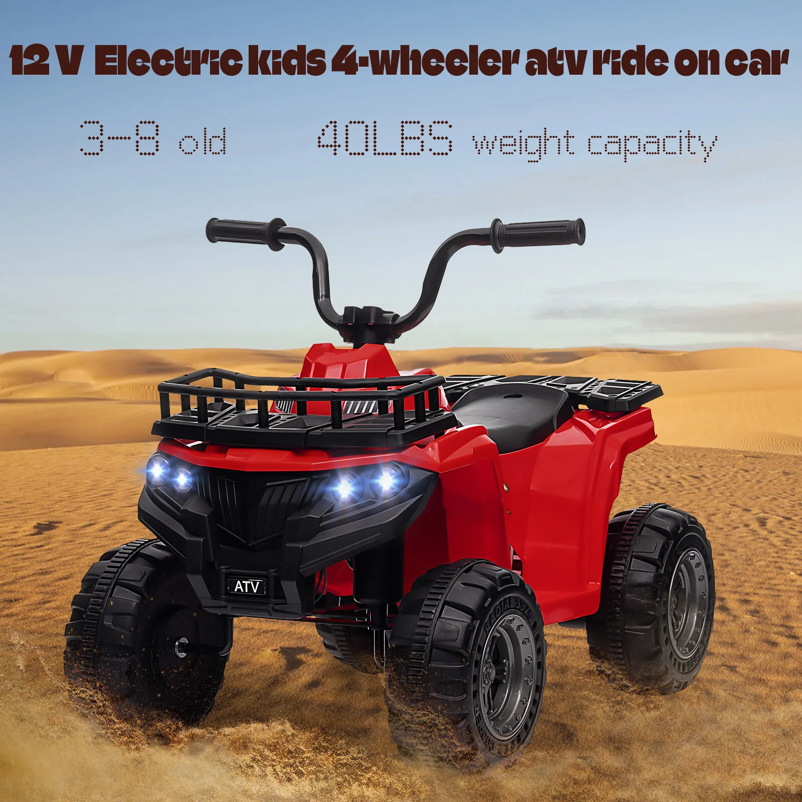12V Battery-Powered Electric Ride-On Car for Kids with LED Lights - Image 7