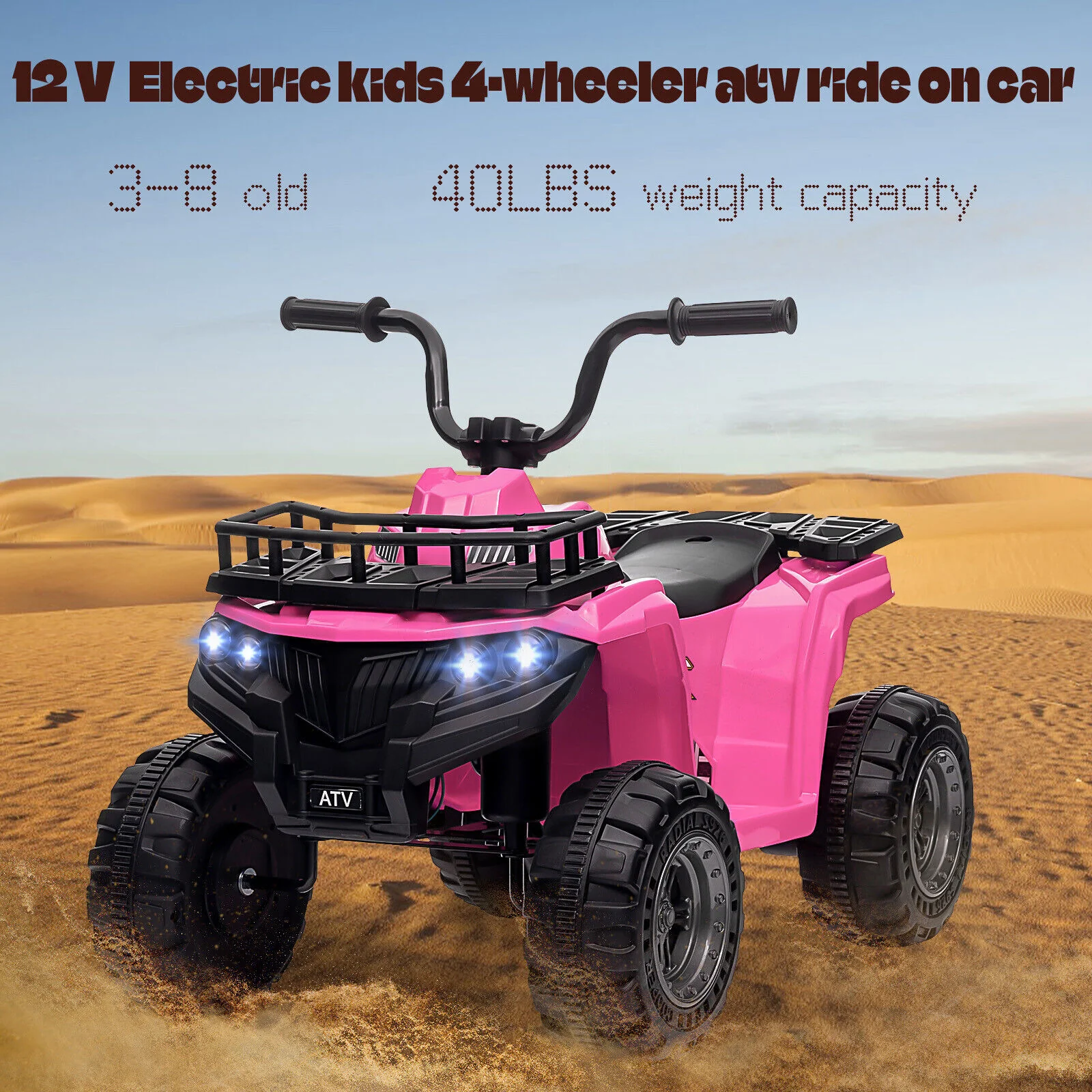 12V Battery-Powered Electric Ride-On Car for Kids with LED Lights - Image 22