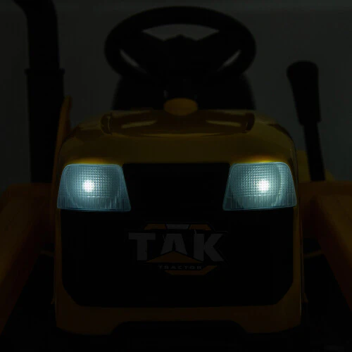 12V Battery-Powered Kids Ride-On Electric Excavator Tractor with Digging Handle - Image 14