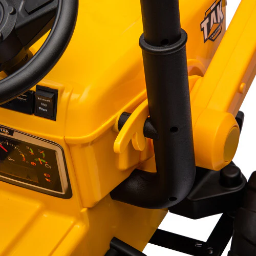 12V Battery-Powered Kids Ride-On Electric Excavator Tractor with Digging Handle - Image 17