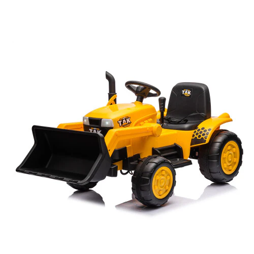 12V Battery-Powered Kids Ride-On Electric Excavator Tractor with Digging Handle - Image 6