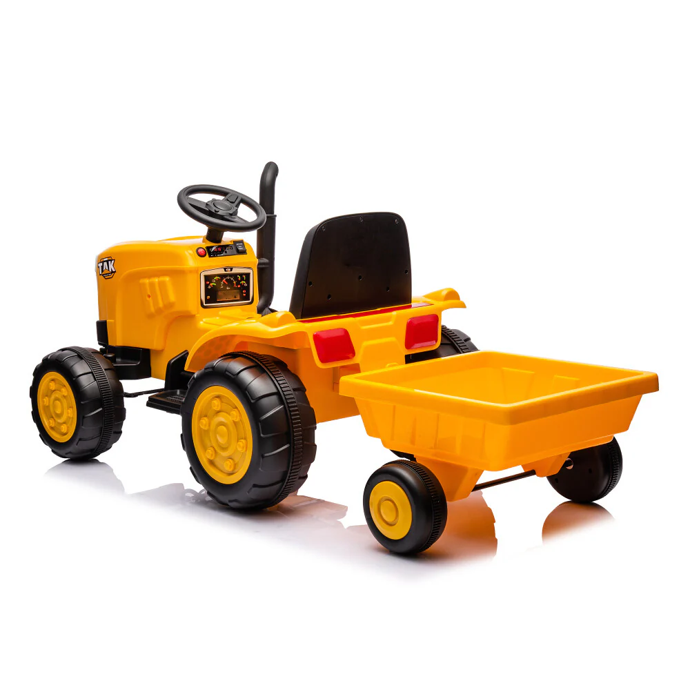 12V Battery-Powered Kids Electric Ride-On Tractor Excavator Motorized Toy Car - Image 13