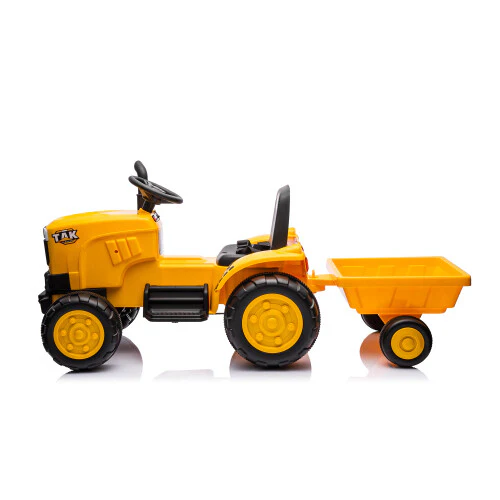 12V Electric Kids Ride-On Tractor Excavator with Detachable Trailer and Remote Control - Image 11