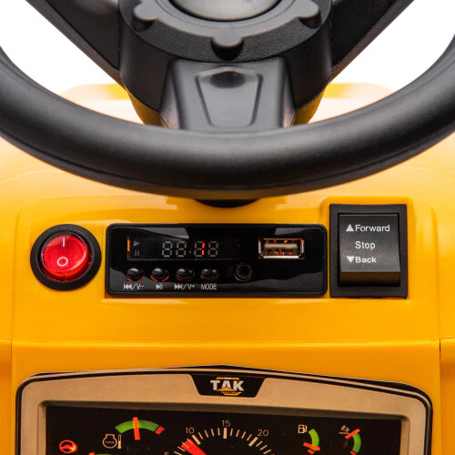 12V Electric Kids Ride-On Tractor Excavator with Detachable Trailer and Remote Control - Image 19