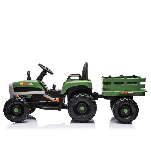 12V Kids Ride-On Tractor with Trailer, Battery Powered, Remote Control, Child-Friendly Vehicle - Image 32
