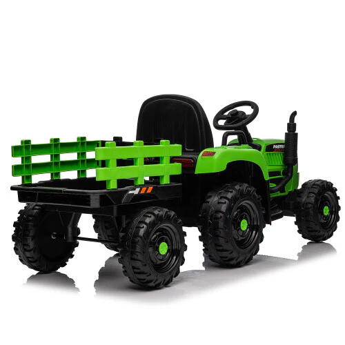12V Battery-Powered Kids Ride-On Tractor with Trailer, Remote Control, and MP3 Music - Image 13