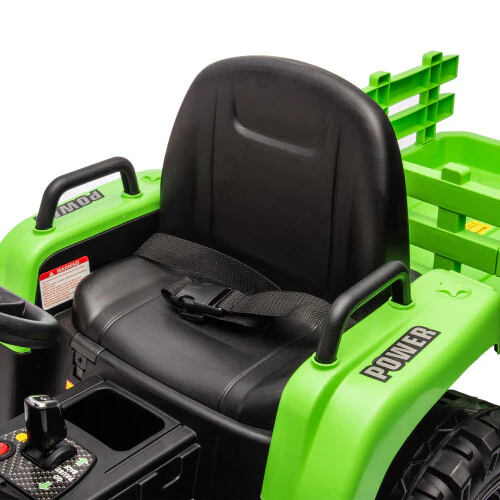 12V Battery-Powered Kids Ride-On Tractor with Trailer and Remote Control, 3-Speed Child Vehicle - Image 25