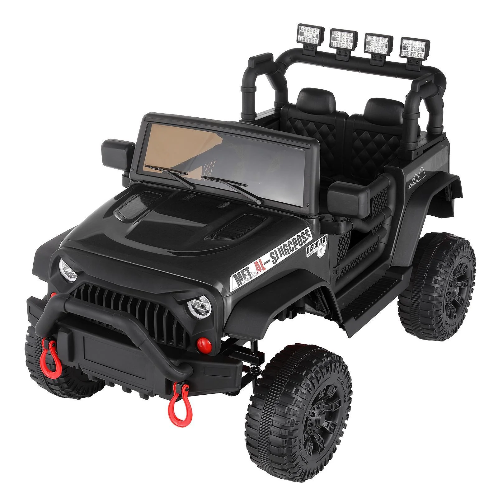 12V Kids Electric Ride-On Jeep Truck Car 1-Seater with Remote Control Toy Vehicle - Image 10