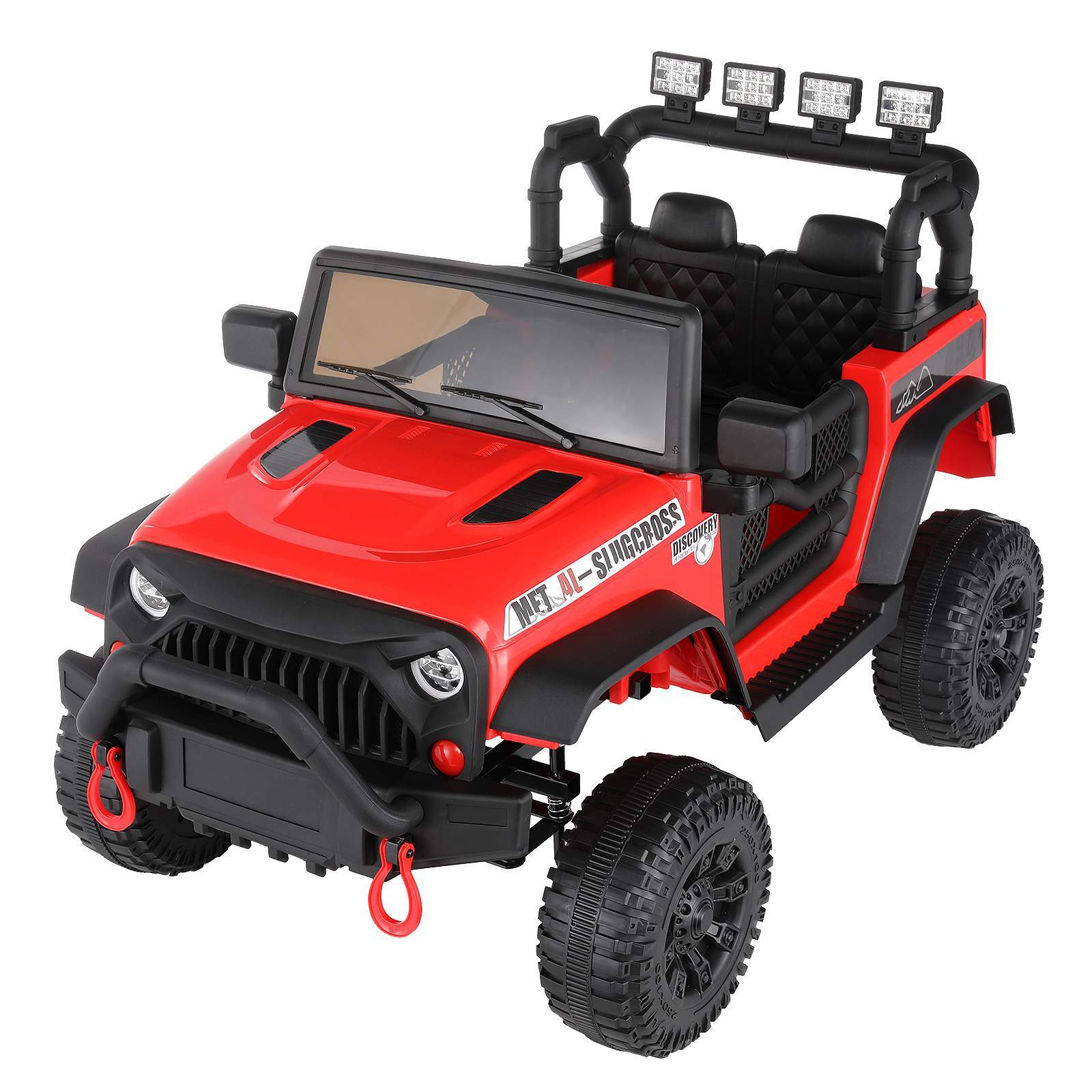 12V Kids Electric Ride-On Jeep Truck Car 1-Seater with Remote Control Toy Vehicle - Image 12