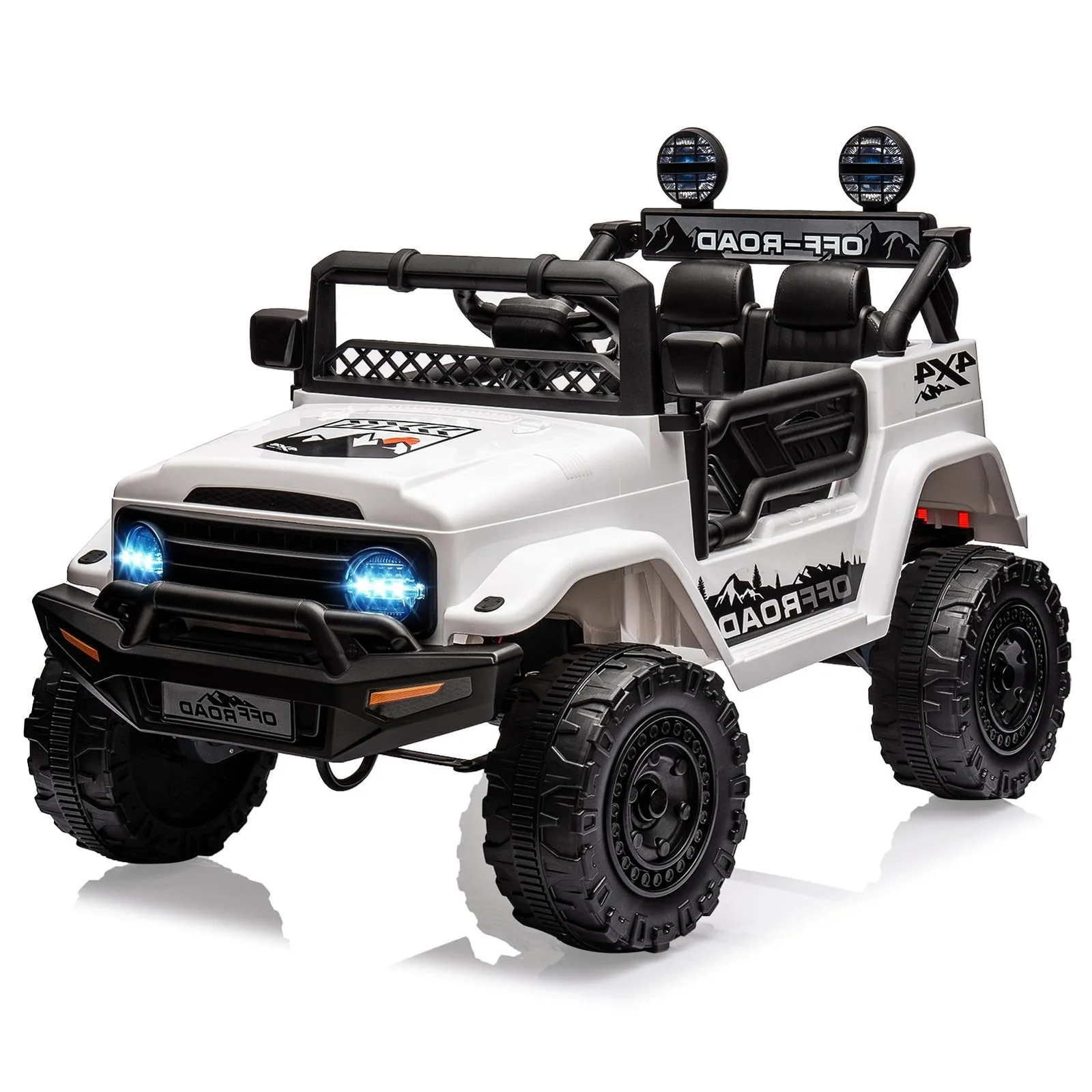 12V Battery-Powered Kids Ride-On Electric Truck with Remote Control and Music - Image 7