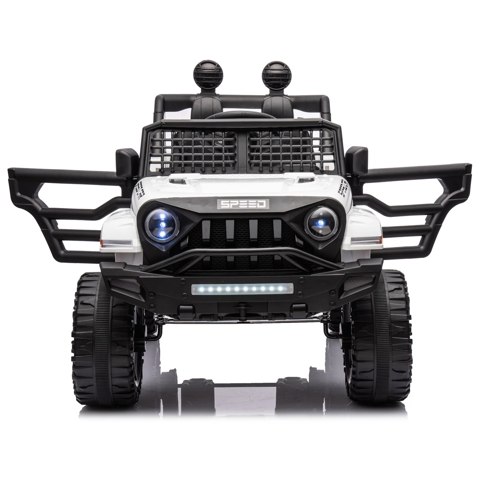 12V Kids Electric Ride-On Truck Car Toy with 3 Speeds and Remote Control - Image 2