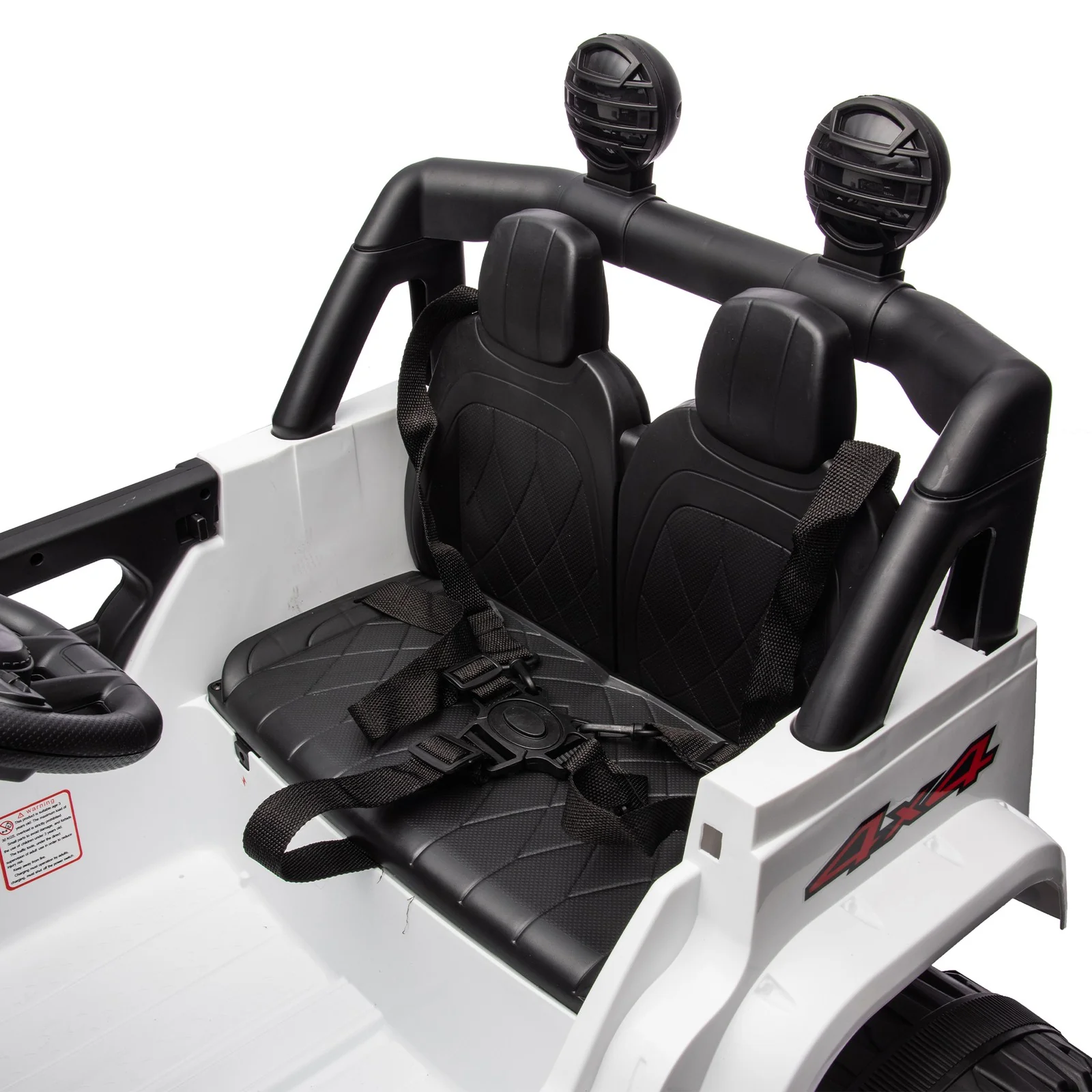 12V Kids Electric Ride-On Truck Car Toy with 3 Speeds and Remote Control - Image 9