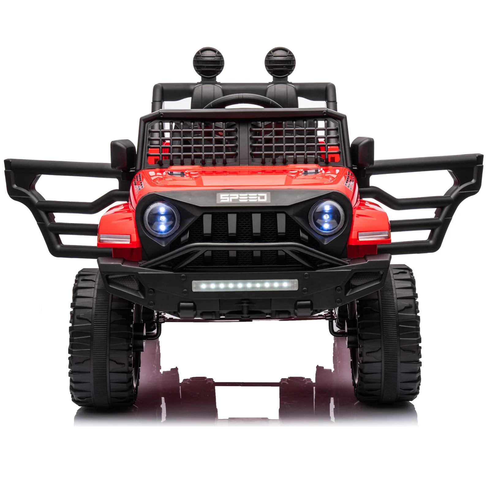 12V Kids Electric Ride-On Truck Car Toy with 3 Speeds and Remote Control - Image 14