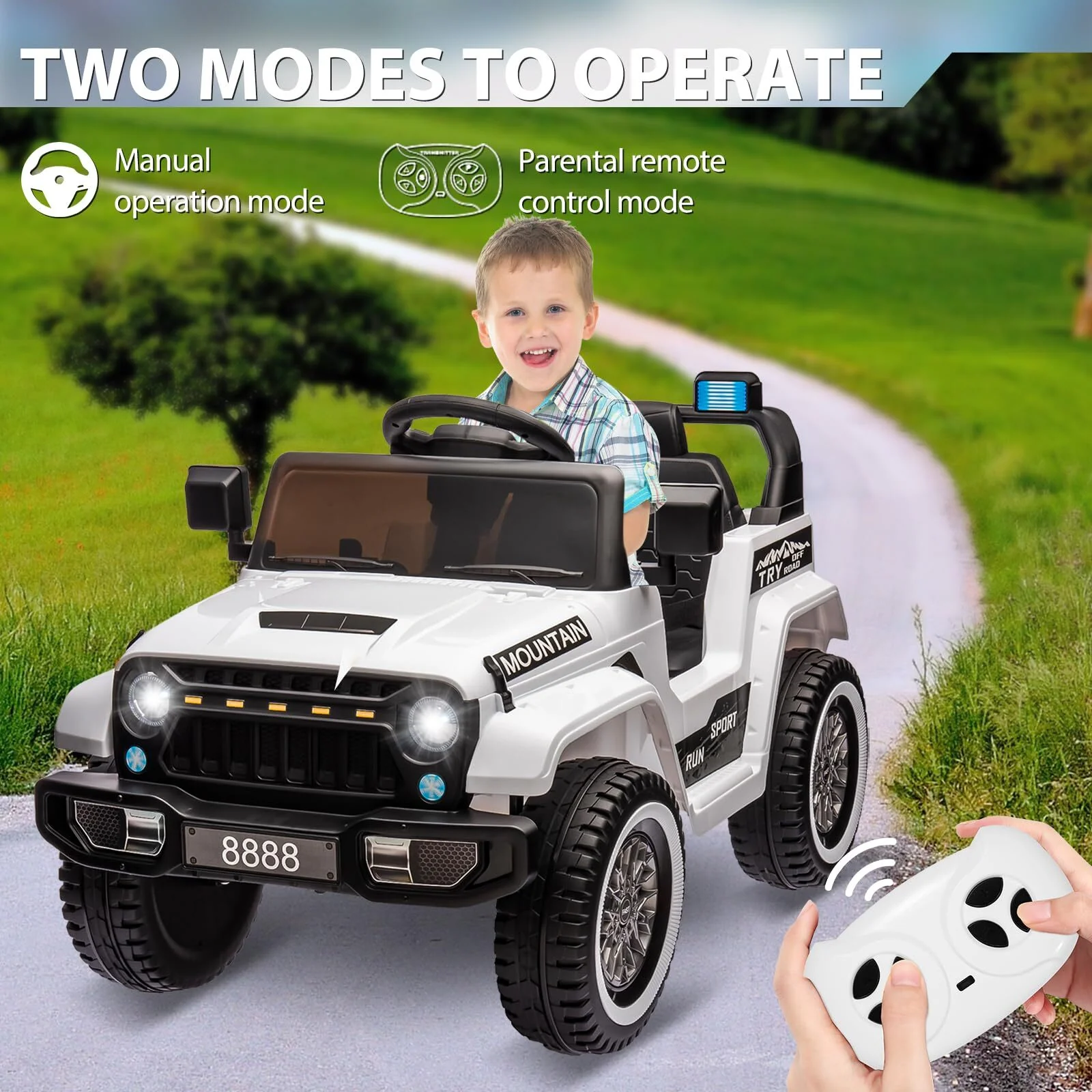 12V Battery-Powered Electric Ride-On Truck Car Toy for Kids Boys and Girls - Image 13