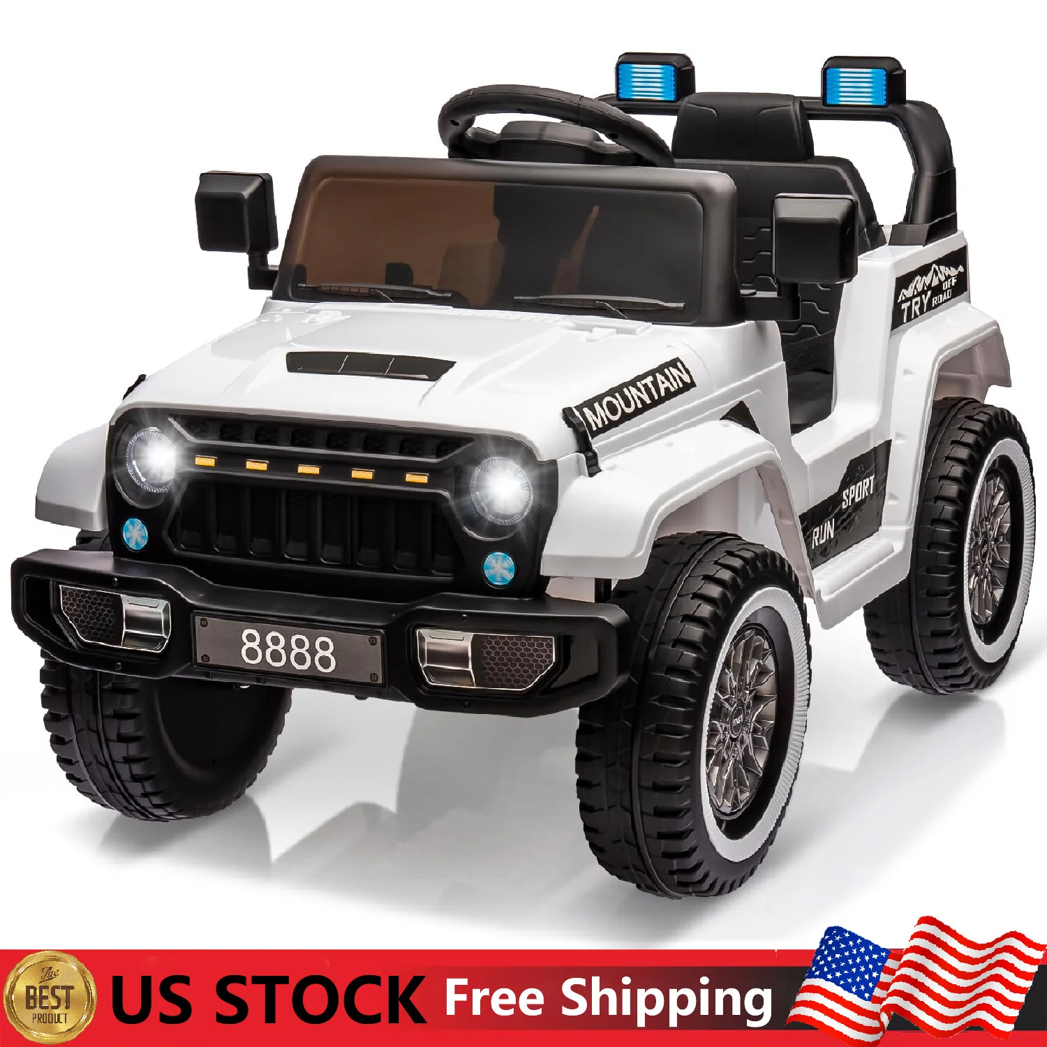 12V Battery-Powered Electric Ride-On Truck Car Toy for Kids Boys and Girls - Image 8
