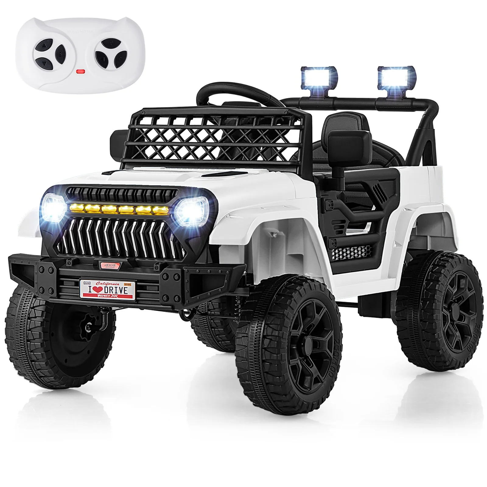 12V Battery-Powered Electric Ride-On Truck Car for Toddlers with 3 Speed Settings - Image 11