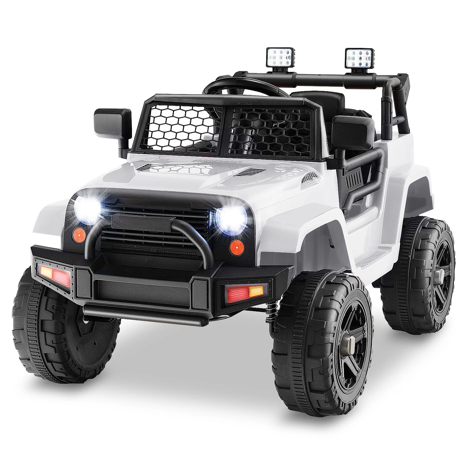 12V Kids Electric Ride-On Truck Car with Remote Control, Music, and Lights - Image 11