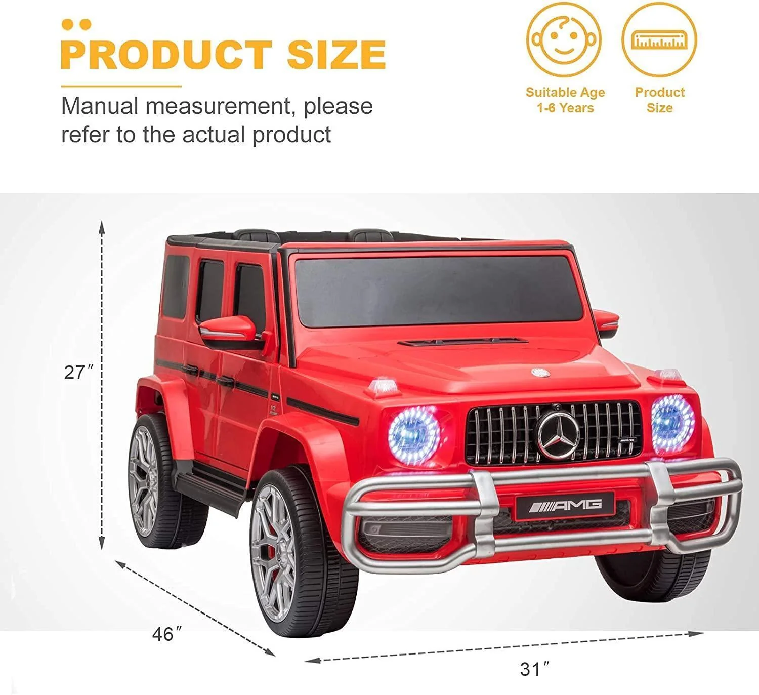 12V Kids Motorized Ride-On Truck Car with Parent Remote Control and Music - Image 4