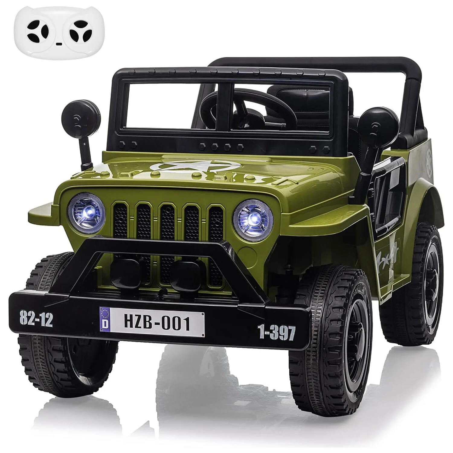 12V Kids Ride-On Truck Car Toy with Remote Control for Children