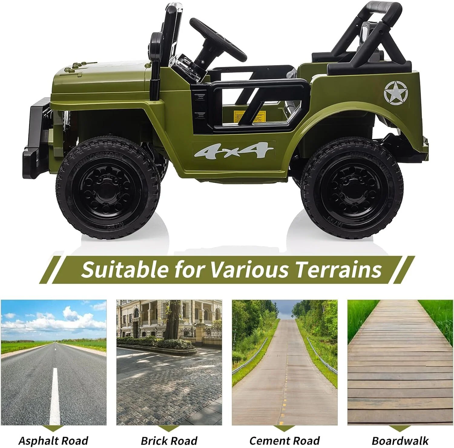 12V Kids Ride-On Truck Car Toy with Remote Control for Children - Image 5