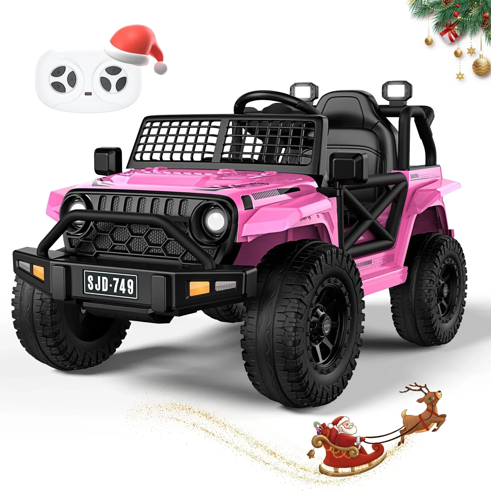 12V Kids Ride-On Electric Truck Car with 2.4G Remote Control and 3 Speed Settings - Image 15
