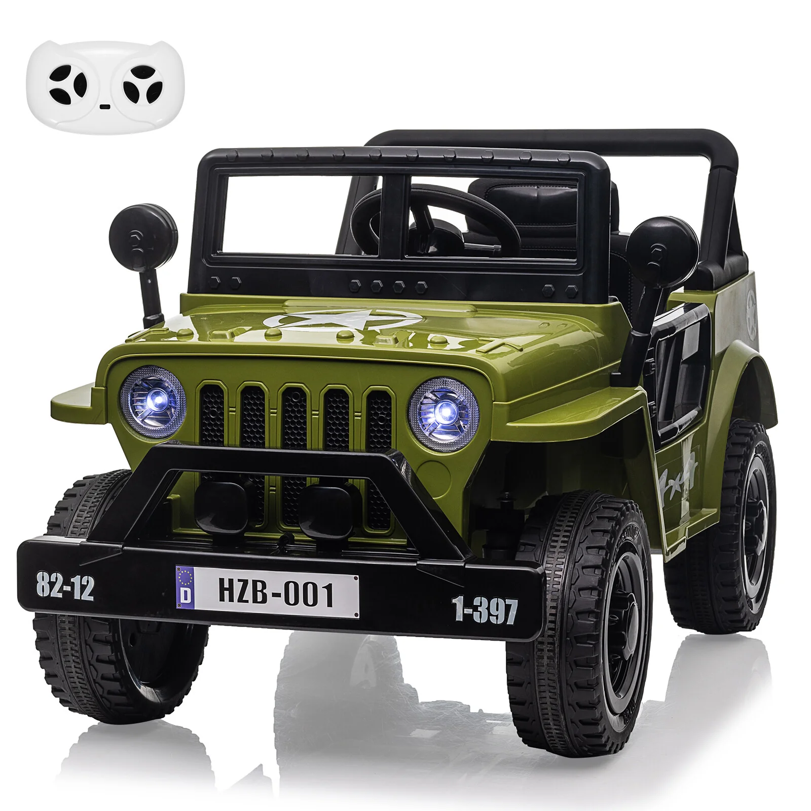 12V Electric Kids Ride-On Truck Car with Remote Control Toy - Image 9