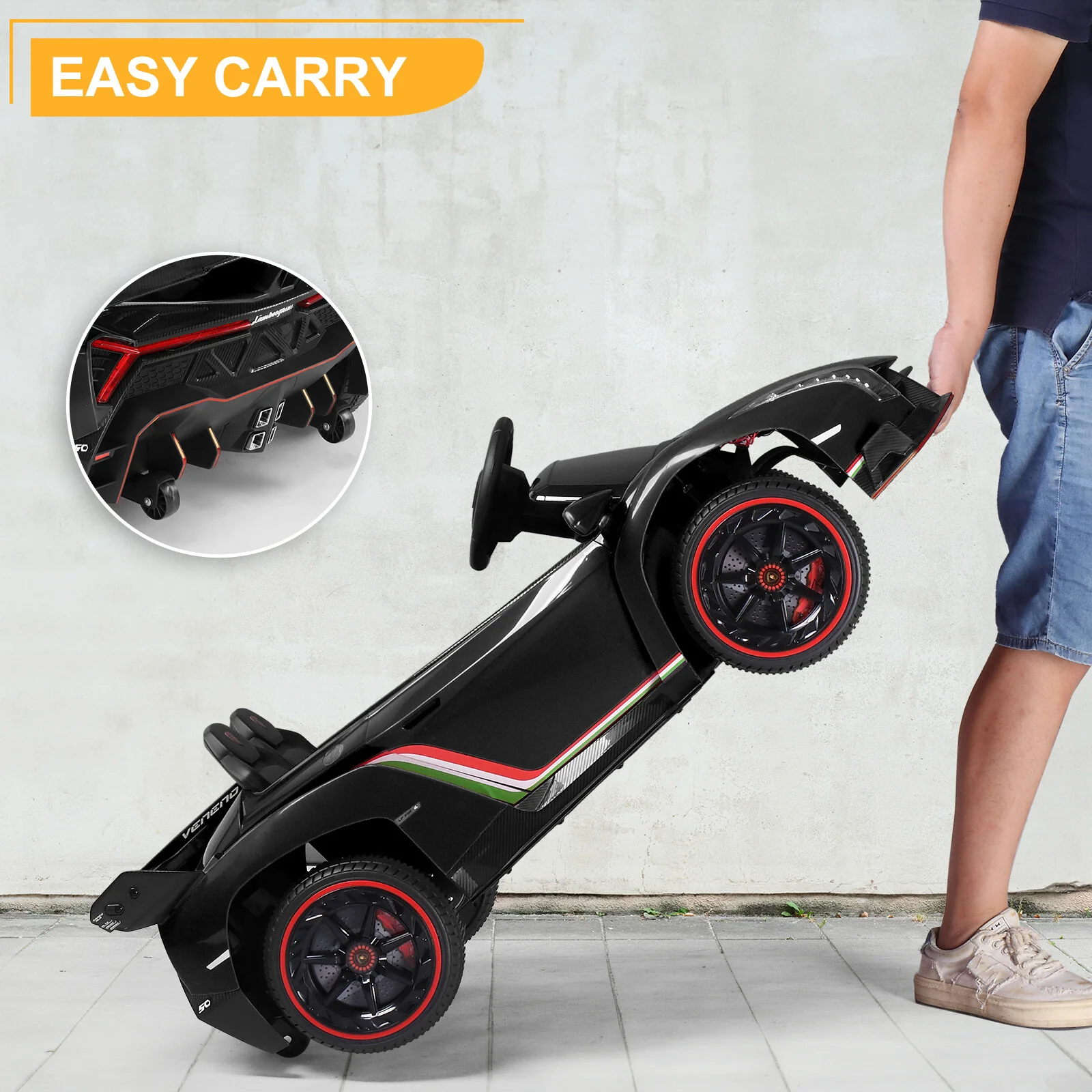 12V Kids Electric Ride-On Truck with Battery and Remote Control - Image 23