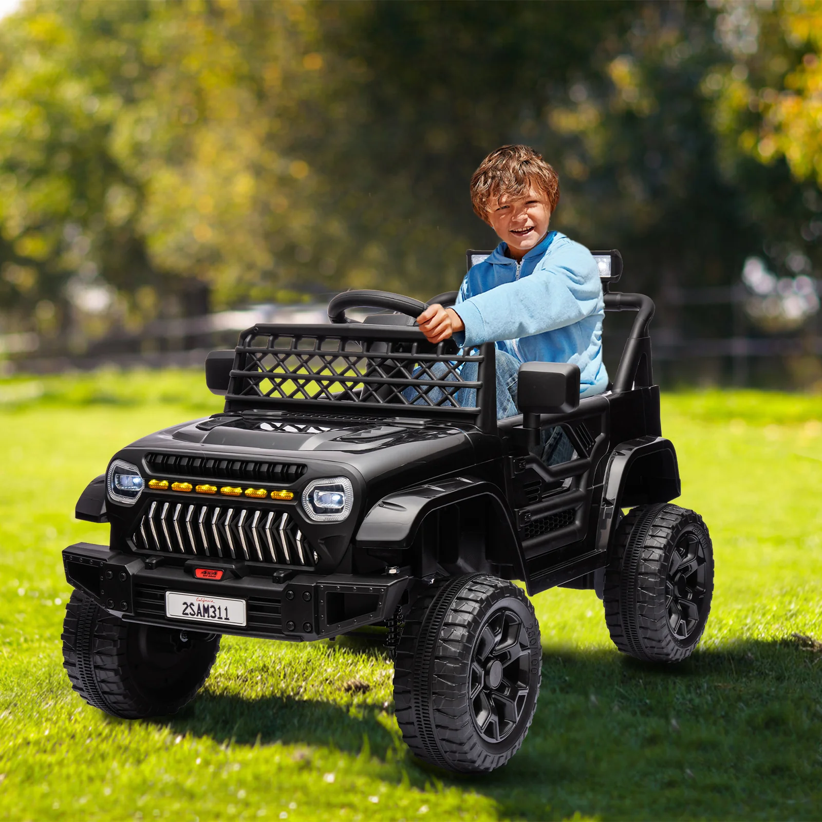 12V Electric Kids Ride-On Truck Toy with 2.4G Remote Control for Boys and Girls - Image 15