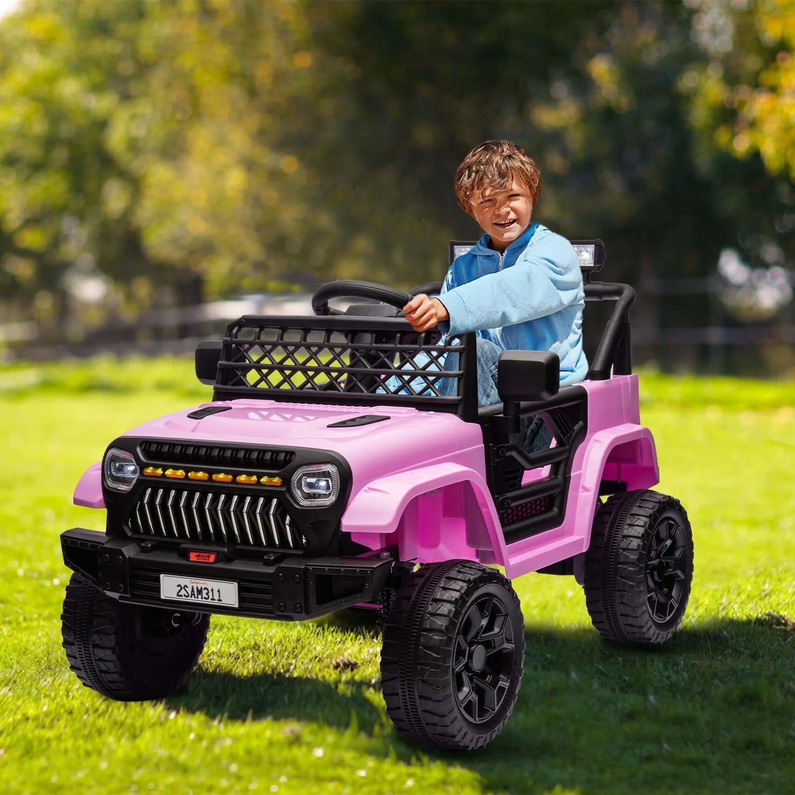 12V Electric Kids Ride-On Truck Toy with 2.4G Remote Control for Boys and Girls - Image 8