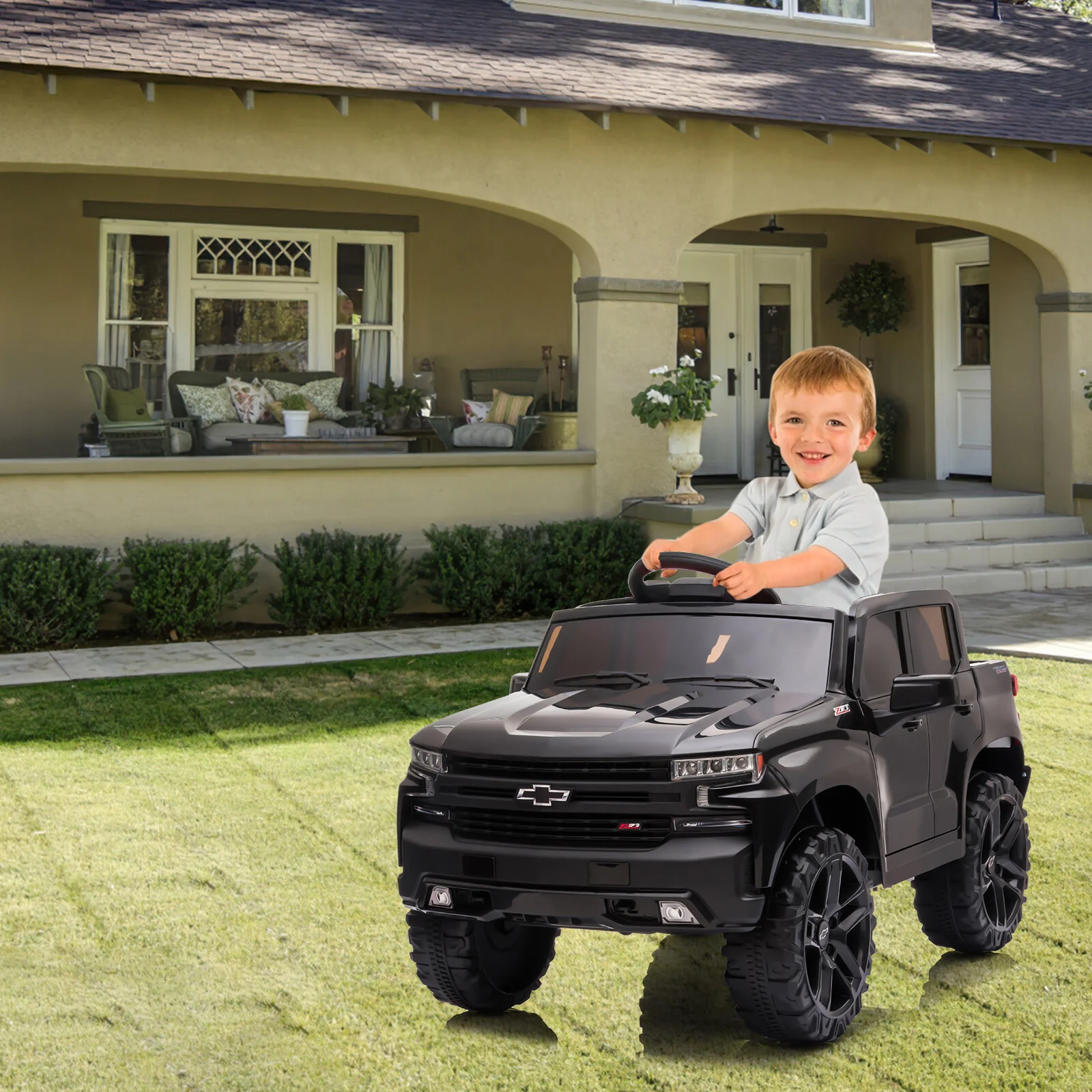 12V Electric Ride-On Truck Car for Kids with Remote Control - Image 8