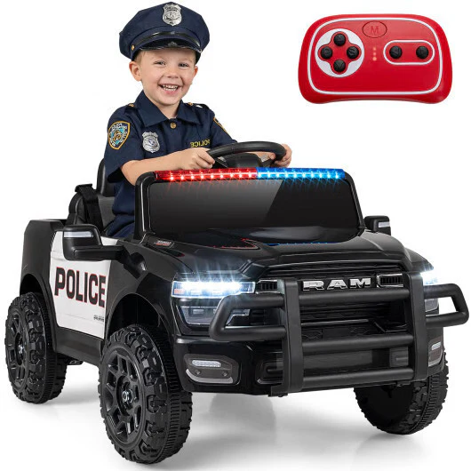 12V RAM 3500 Battery-Powered Kids Ride-On Truck with Remote Control - Image 4