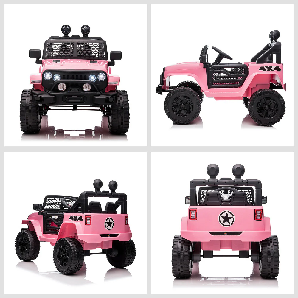 12V Electric Kids Ride-On Truck with Parent Remote Control Battery-Powered Toy Car - Image 7