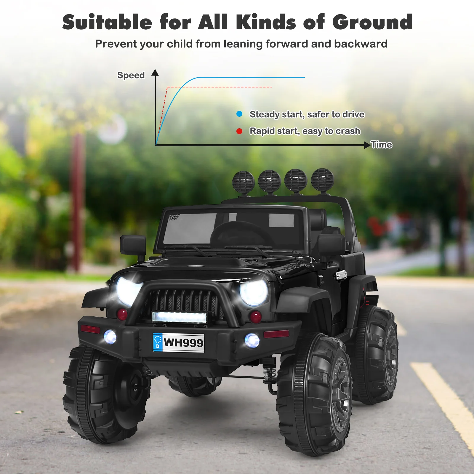 12V Kids Ride on Truck with 2.4GHz Remote Control - Electric Vehicle for Children - Image 23