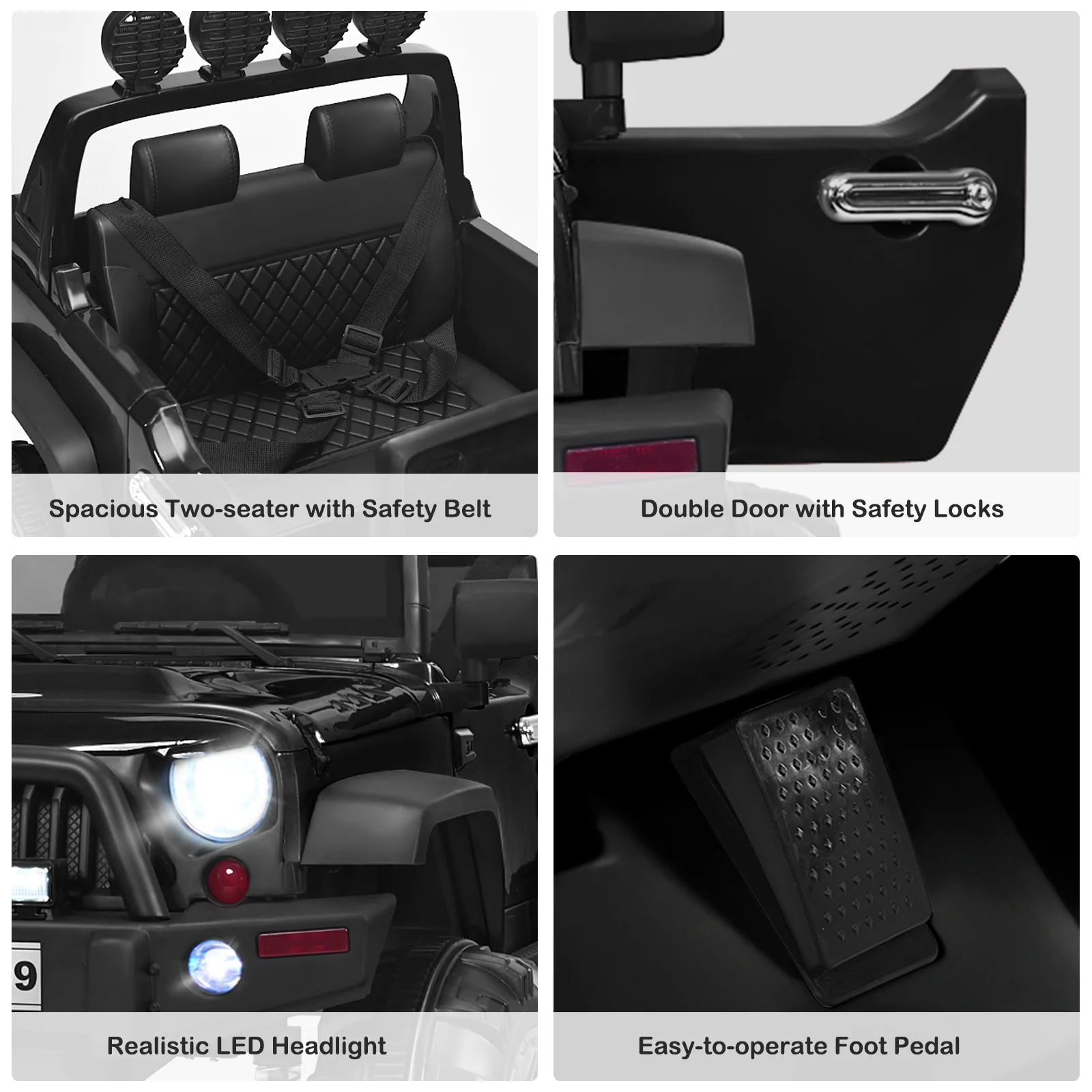 12V Kids Ride on Truck with 2.4GHz Remote Control - Electric Vehicle for Children - Image 25