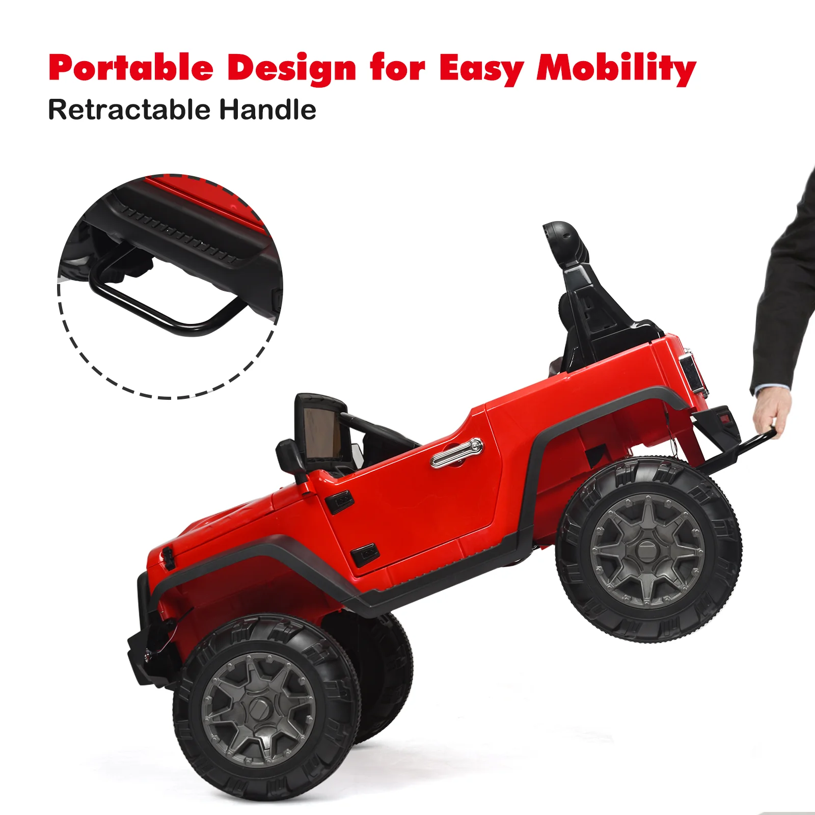 12V Kids Ride on Truck with 2.4GHz Remote Control - Electric Vehicle for Children - Image 36