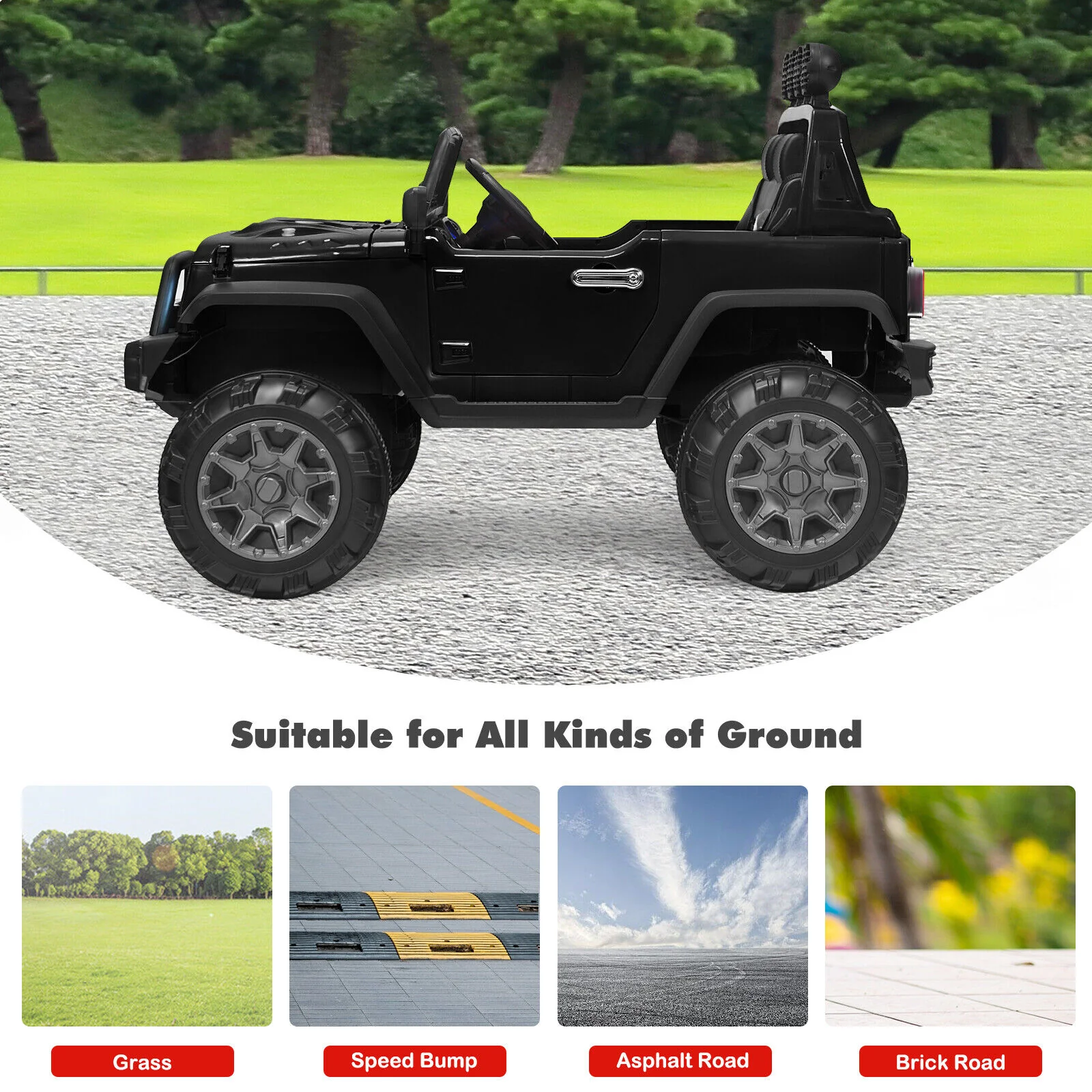12V Kids Ride on Truck with 2.4GHz Remote Control - Electric Vehicle for Children - Image 6
