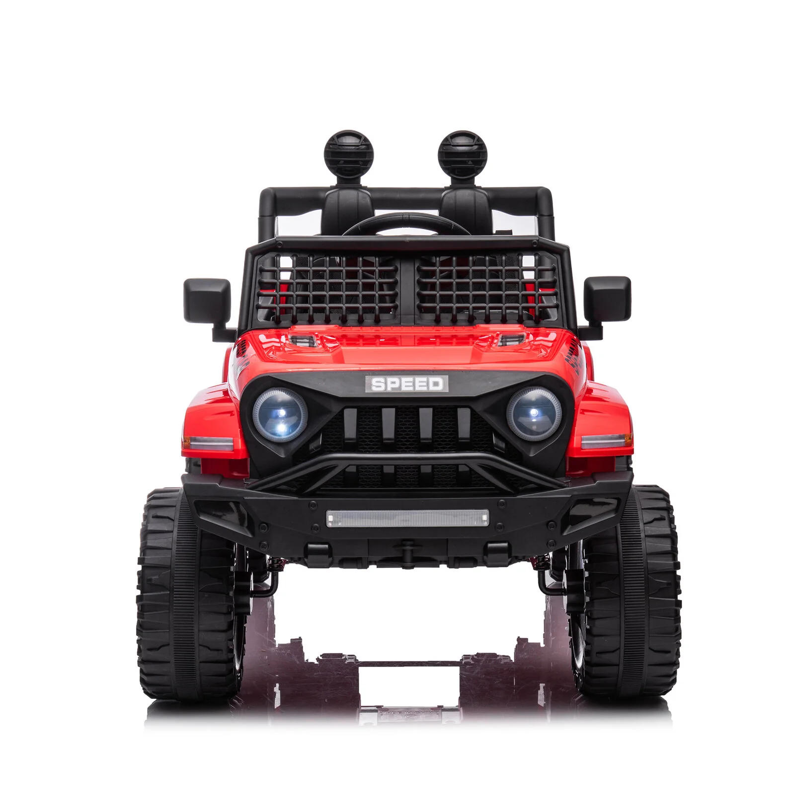 12V Kids Ride-on Truck with Remote Control and LED Lights - Image 3