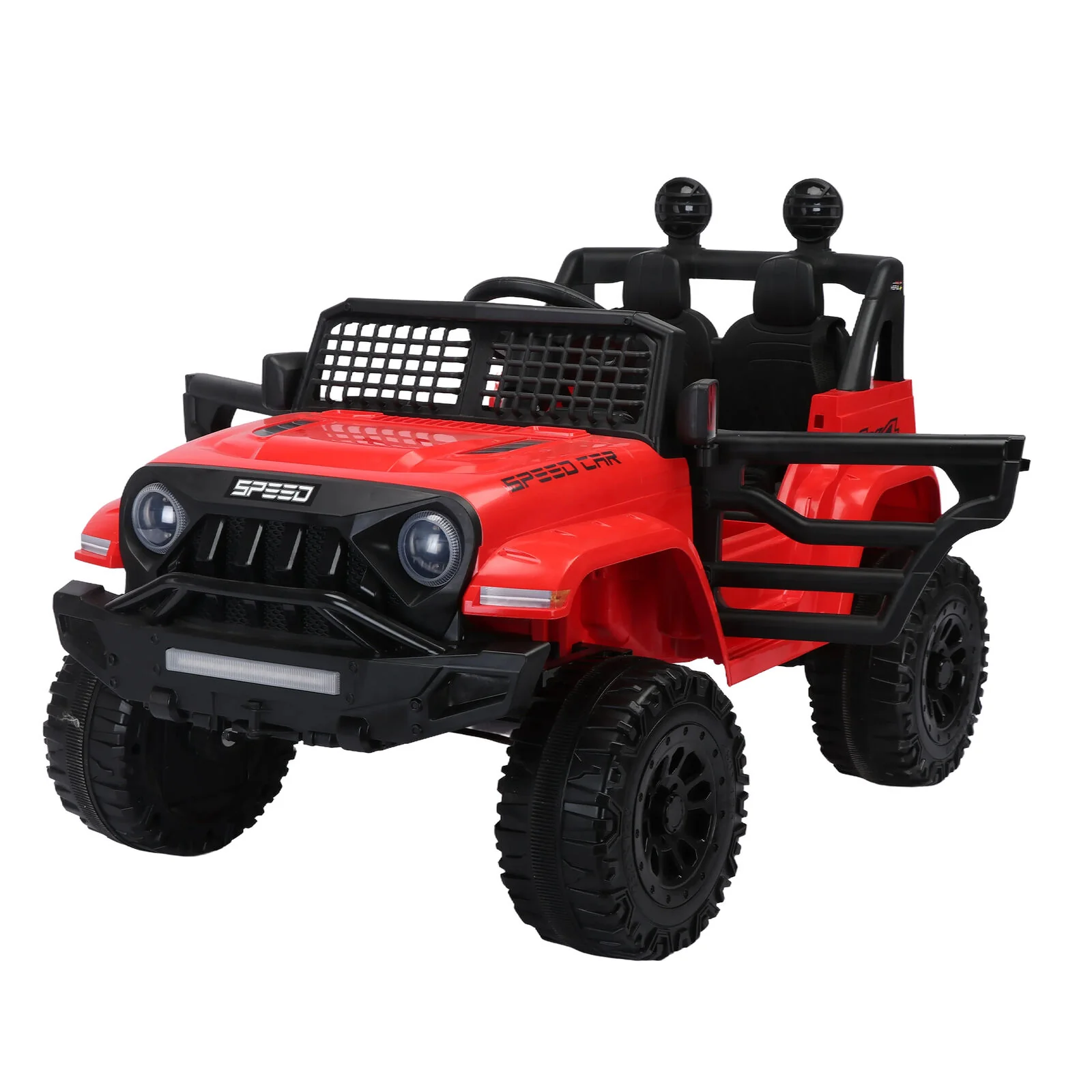 12V Kids Ride-on Truck with Remote Control and LED Lights - Image 9