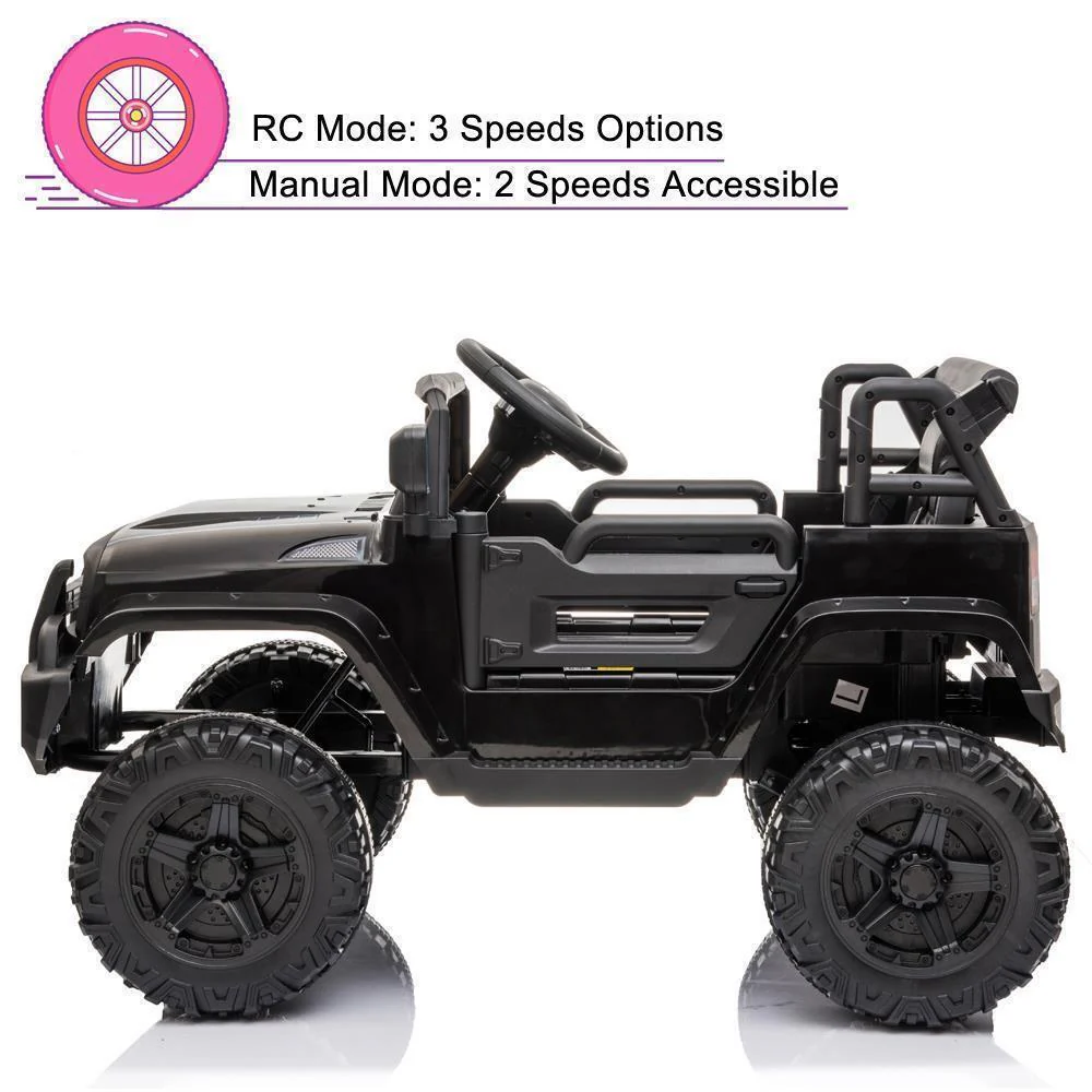 12V Kids Ride-On Truck with Remote Control and Safety Features - Image 5