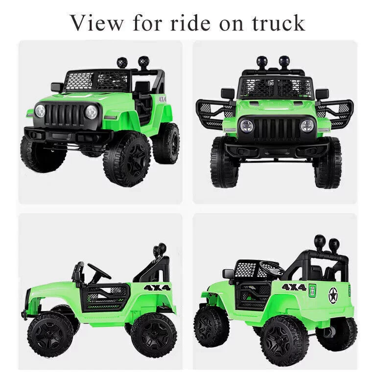 12V Kids Ride-On Truck with Remote Control, LED Lights, and 3 Speed Options - Image 25