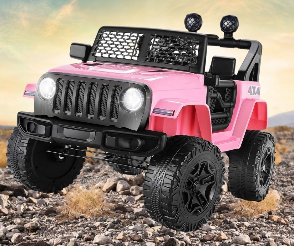 12V Kids Ride On Truck with Remote Control, Music, and Lights - Electric Vehicle for Two - Image 10