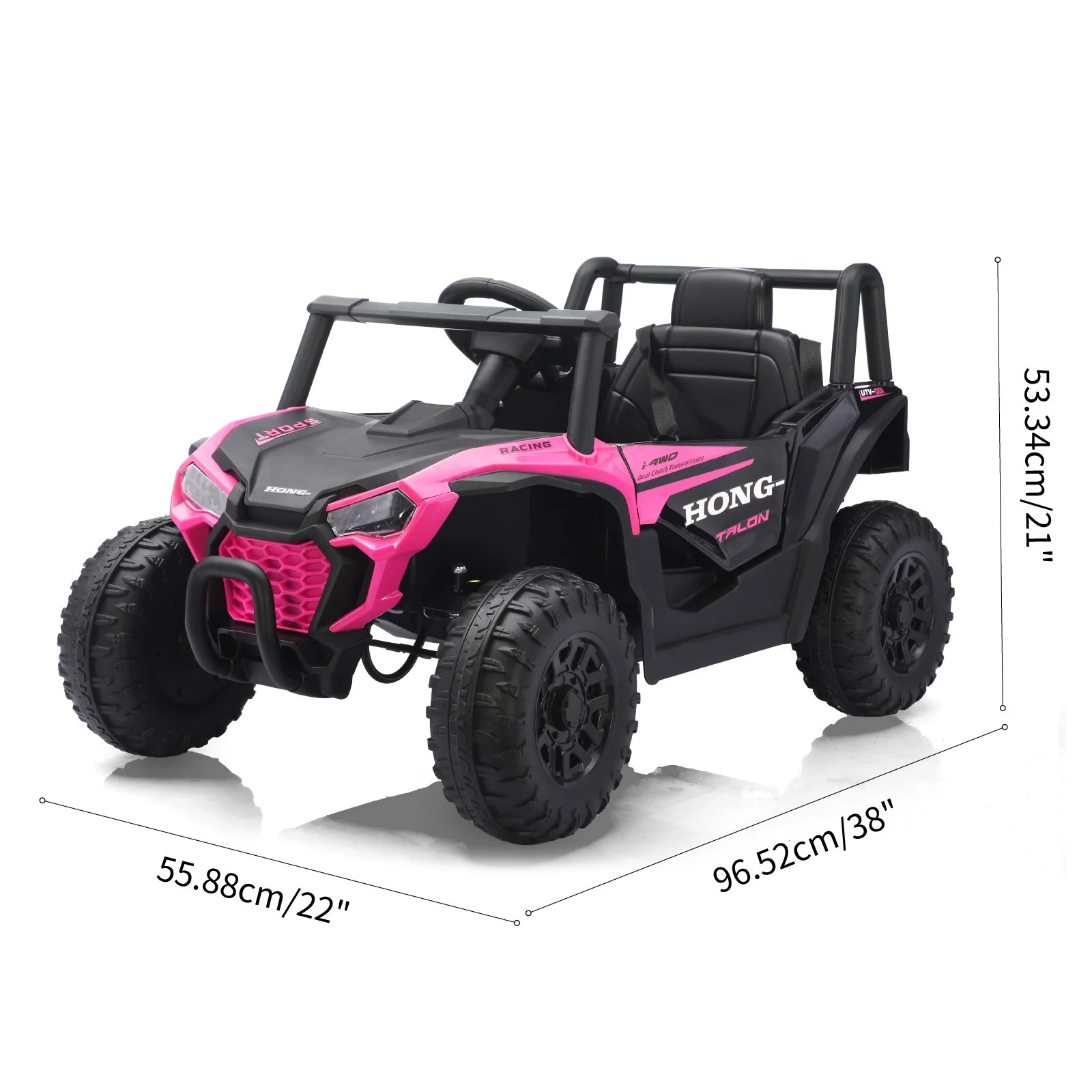 12V Electric Kids Ride-On UTV Quad Car with Remote Control and LED Lights - Image 7