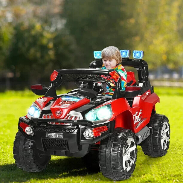 12V Kids SUV Ride-On Toy Car with MP3, RC Remote, LED Lights, and Music - Image 9