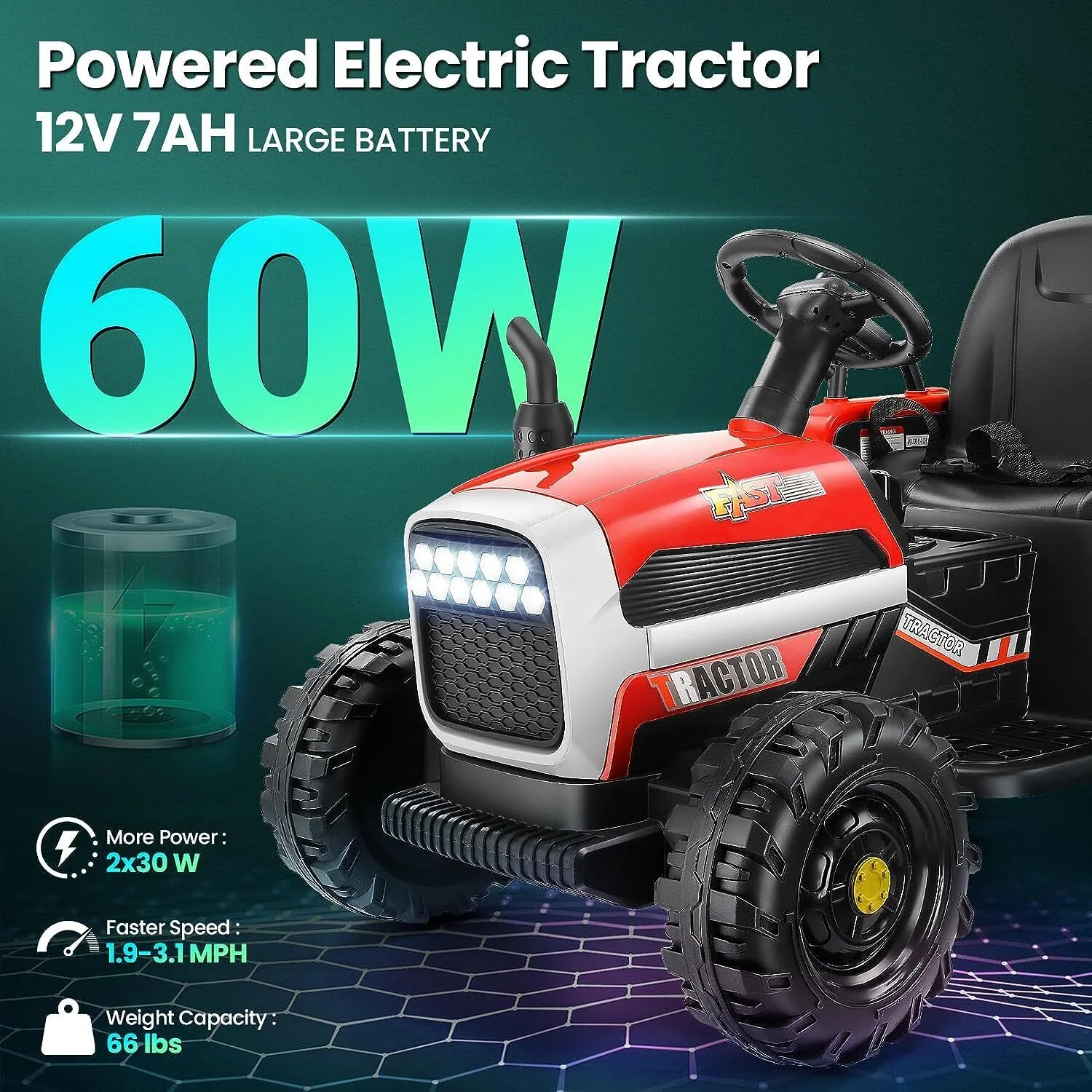 12V Lamborghini Electric Car Truck and Mercedes Benz G500 Ride-On Toy for Kids - Image 143