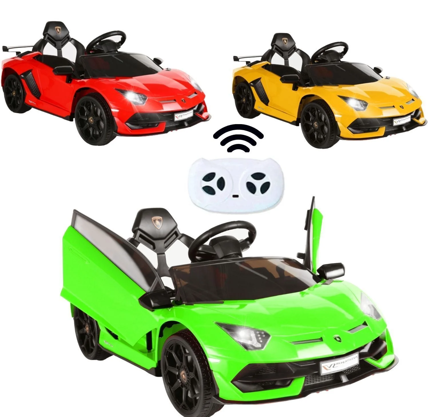 12V Lamborghini Electric Ride On Car for Kids with Remote Control, MP3 Player, and LED Lights - Image 4